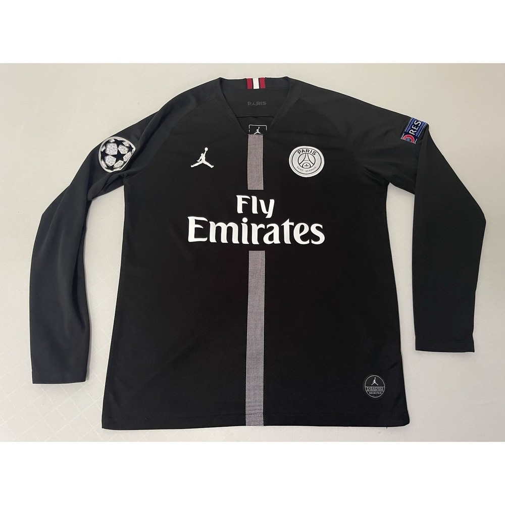 Jordan PSG Neymar Jr #10 2018/2019  Champions League Home Jersey  Rare M